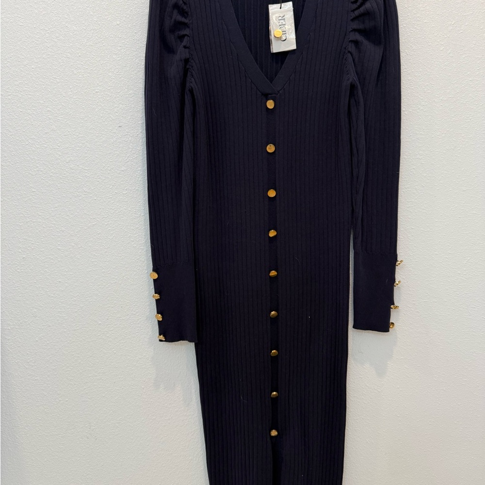 Elegant Button-Down Dress